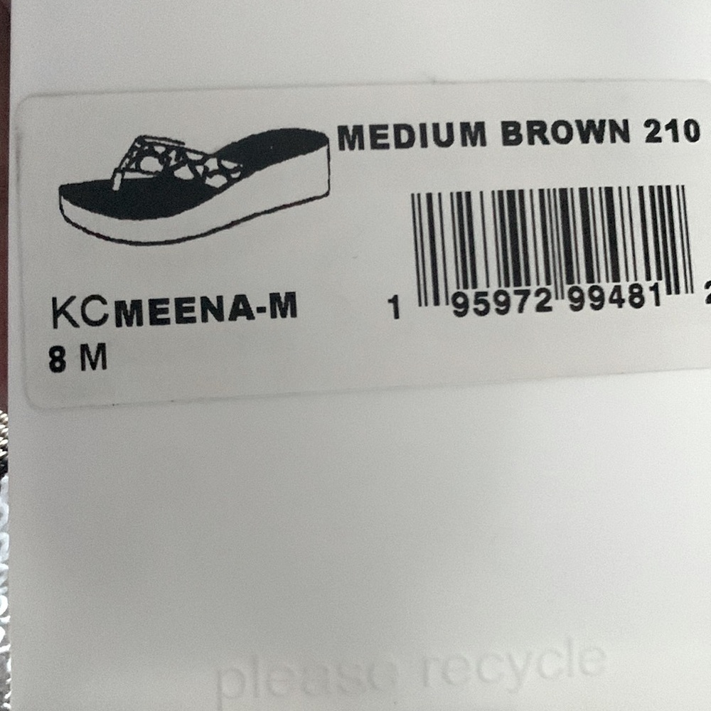 CALVIN KLEIN THONG SANDALS/SLIDES - Picture 4 of 4